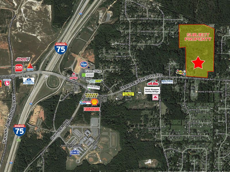 49 Ac Multi-Family Land : Macon : Bibb County : Georgia