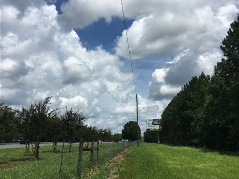 18 Acres, Interstate 75 Frontage : Lake City : Columbia County : Florida