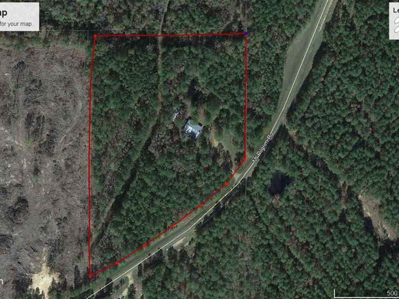 Wooded Lot, 4000 Sq Ft Building : Canton : Madison County : Mississippi