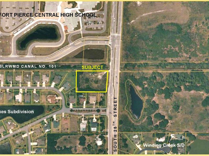 Commercial Lot - Arterial 4-Lane Rd : Fort Pierce : Saint Lucie County : Florida