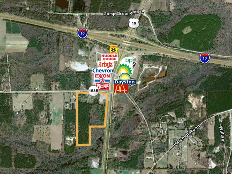 Interstate Location Near I-10, Jd : Monticello : Jefferson County : Florida