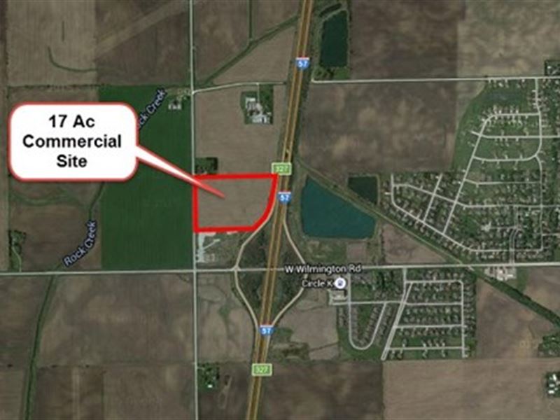 17 Ac I-57 Commercial Site : Peotone : Will County : Illinois