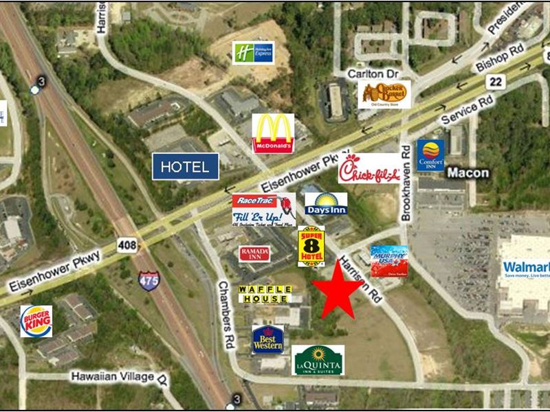 Commercial Development Site : Macon : Bibb County : Georgia