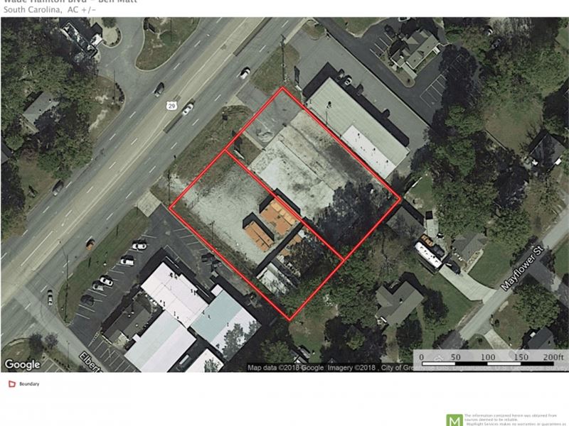 Commercial Lot, Wade Hampton Blvd : Taylors : Greenville County : South Carolina