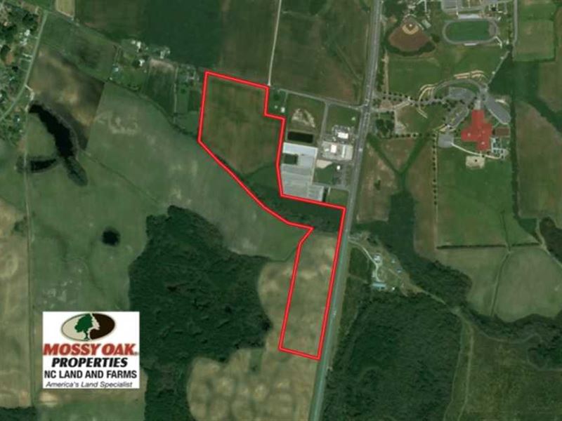 33.9 Acres of Commercial Land For : Richlands : Onslow County : North Carolina
