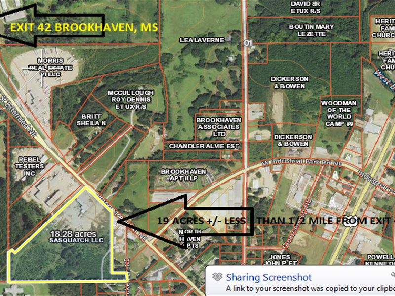 Commercial Building Land Brookhaven : Brookhaven : Lincoln County : Mississippi
