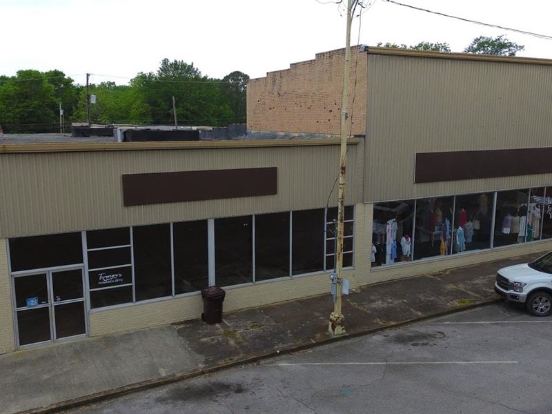 Downtown Okolona, Commercial : Okolona : Chickasaw County : Mississippi