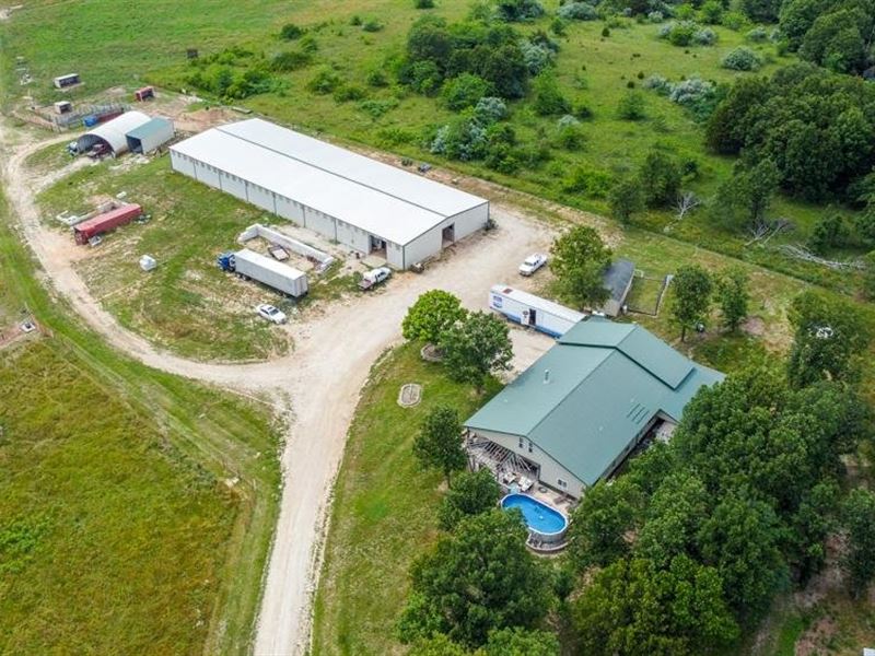 93 Acre Ranch in Dallas County : Long Lane : Dallas County : Missouri