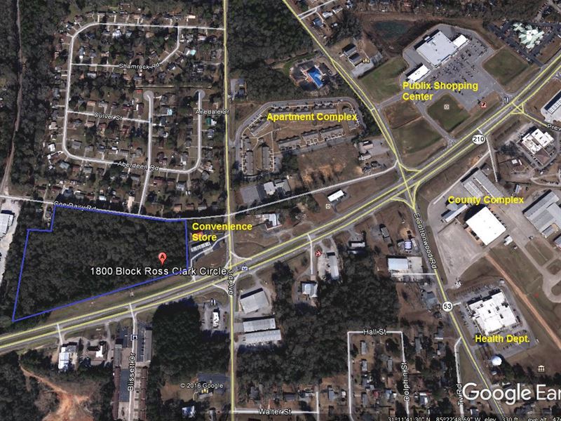 1,150' Frontage Ross Clark Cir, Kw : Dothan : Houston County : Alabama