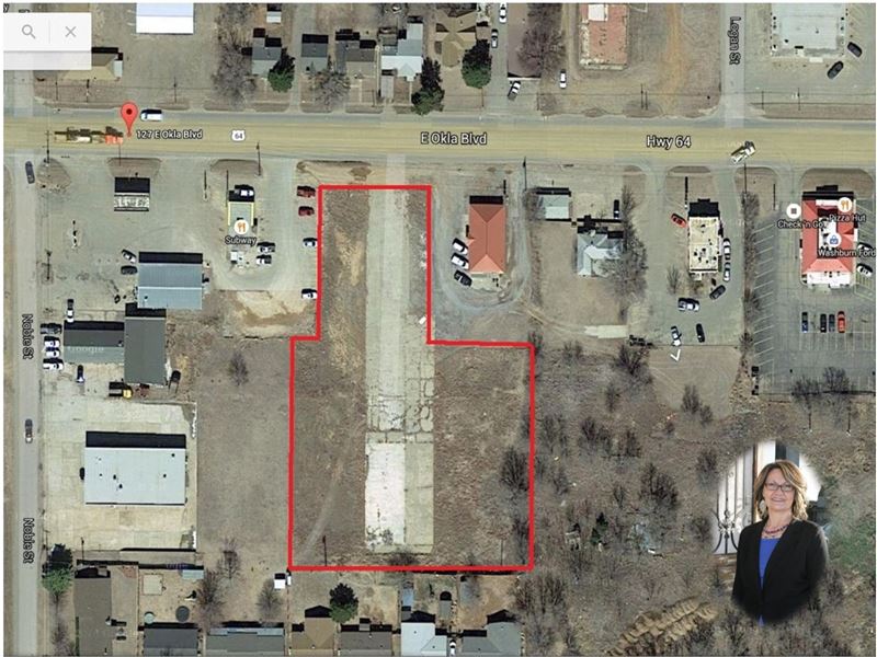 Vacant Commercial Lot College Town : Alva : Woods County : Oklahoma