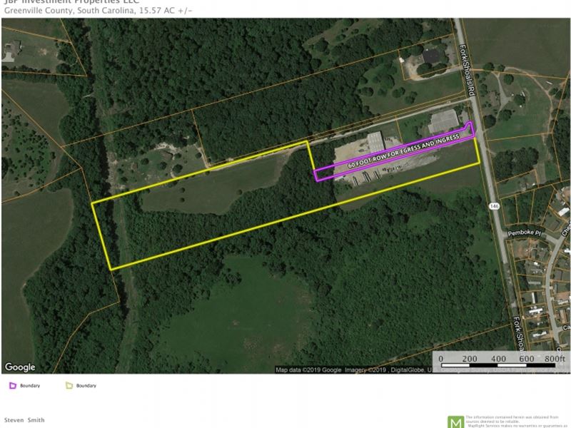 15.571 Acres. Reduced for Quic : Piedmont : Greenville County : South Carolina