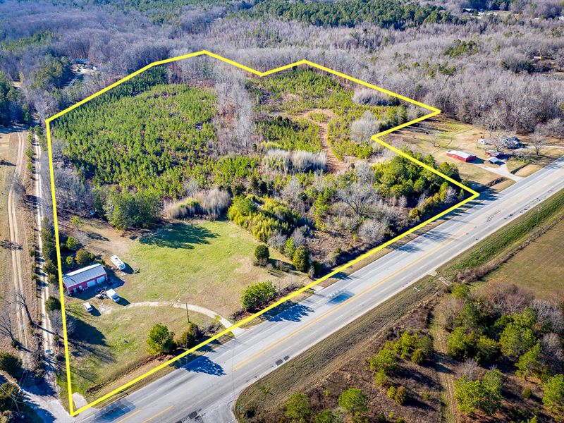 Augusta Road Homesite & Commercial : Honea Path : Greenville County : South Carolina