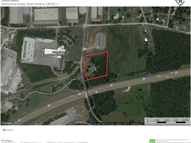 3Ac Commercial Opportunity Near Bmw : Duncan : Spartanburg County : South Carolina