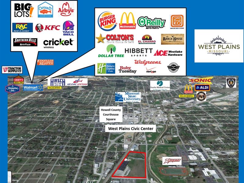 Huge Industrial Manufacturing : West Plains : Howell County : Missouri