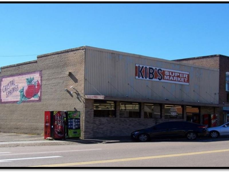 Kib's Supermarket in Copiah County : Crystal Springs : Copiah County : Mississippi