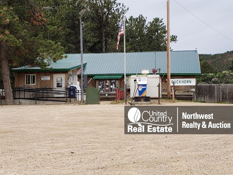 Zortman MT Store Cabins Property for Sale in Montana, 203862