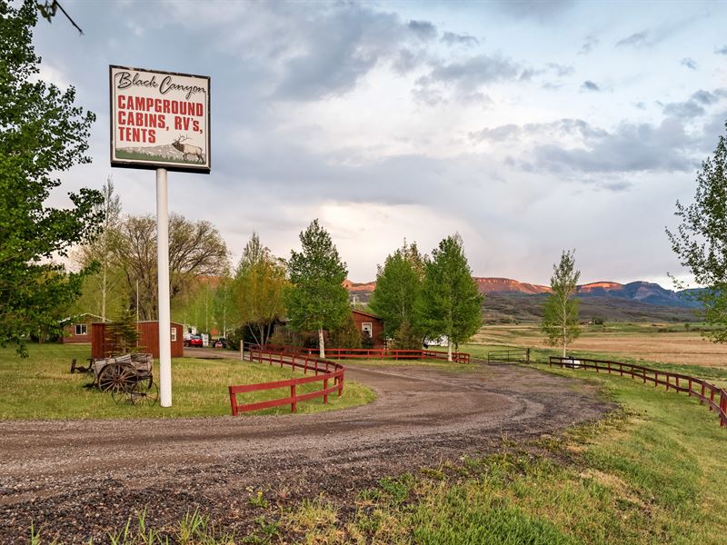 Black Canyon RV Park and Campground : Cimarron : Gunnison County : Colorado
