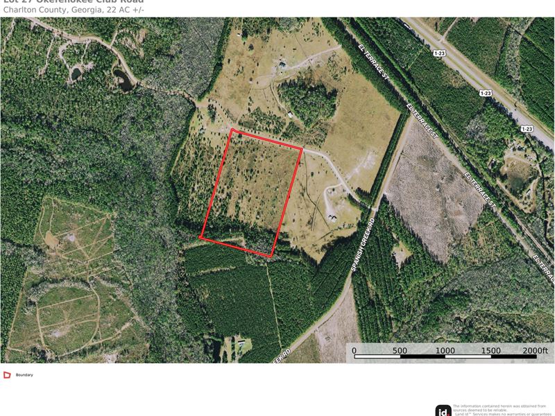 22 Acres in Charlton County, GA : White Oak : Camden County : Georgia