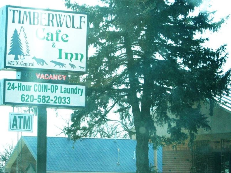 Coldwater, Kansas Restaurant Motel : Coldwater : Comanche County : Kansas