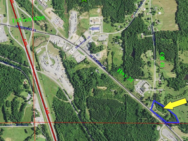 Commercial Lot, 5 Acres, House : Clanton : Chilton County : Alabama