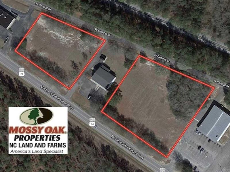 2.75 Acres of Commercial Land : Maxton : Scotland County : North Carolina