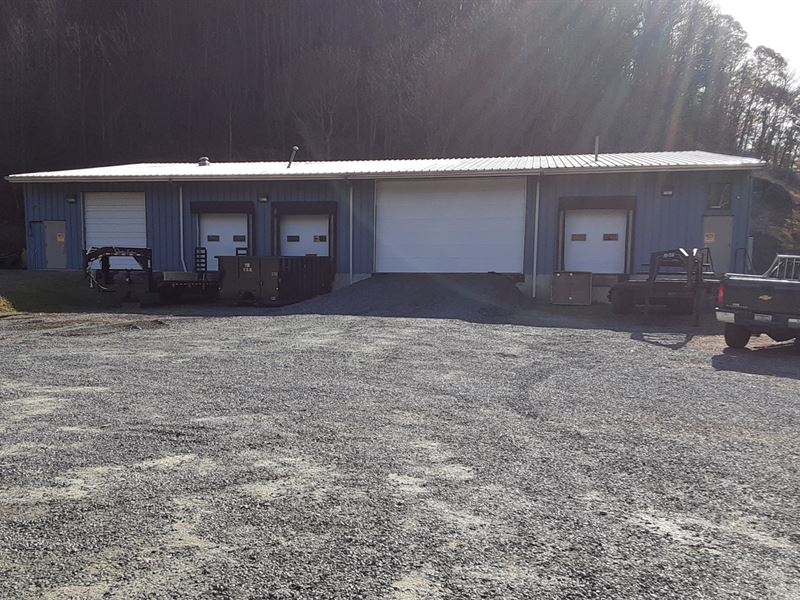9480 Sq, Ft, Warehouse on 3.5 Acres : Independence : Grayson County : Virginia
