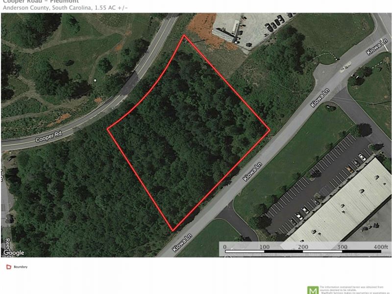 Commercial Lot Located Off SC 153 : Piedmont : Anderson County : South Carolina