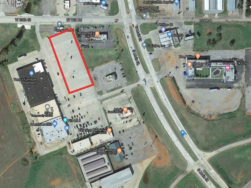 Commercial Lot Located I-40 : Elk City : Beckham County : Oklahoma