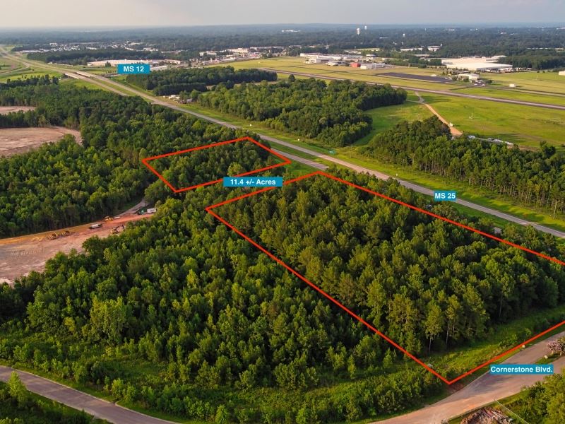 11.4 Commercial Acres in Oktibbeha : Starkville : Oktibbeha County : Mississippi