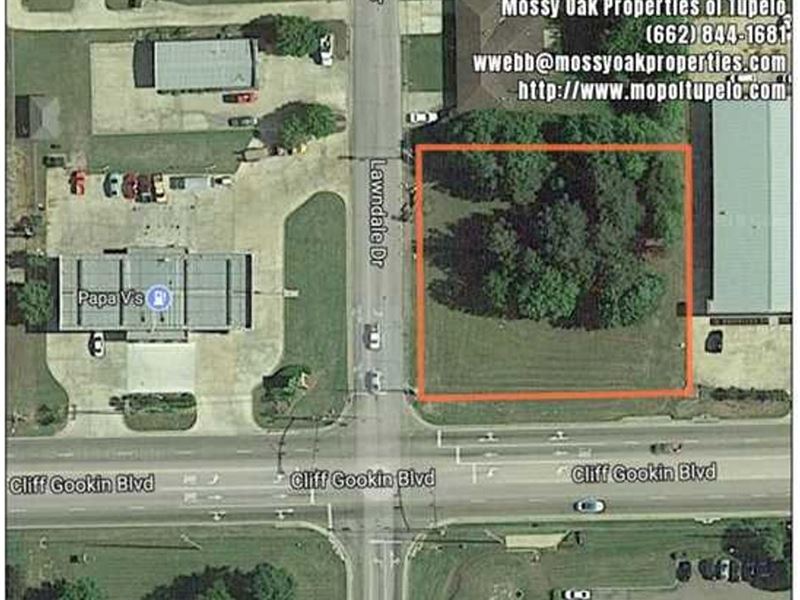 1.0 Acre, Cliff Gookin Blvd, Tupelo : Tupelo : Lee County : Mississippi