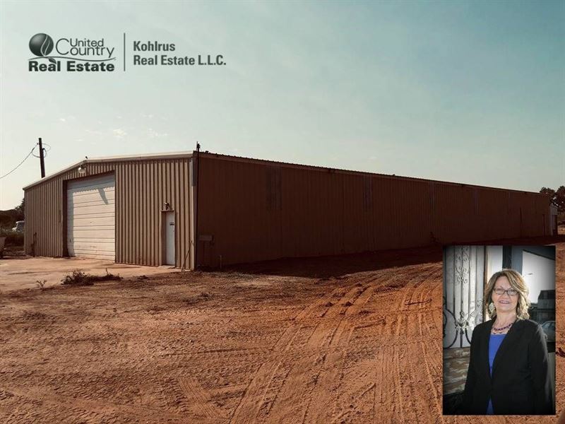9,300 Sqft Building 2.55 Acres : Alva : Woods County : Oklahoma