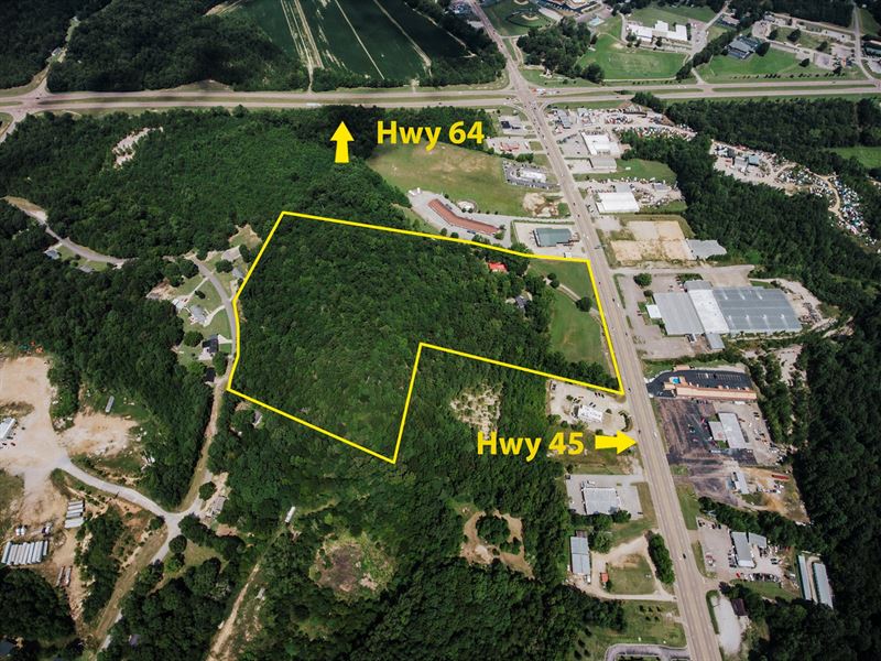 Potential Commercial Site Hwy 45 : Selmer : McNairy County : Tennessee