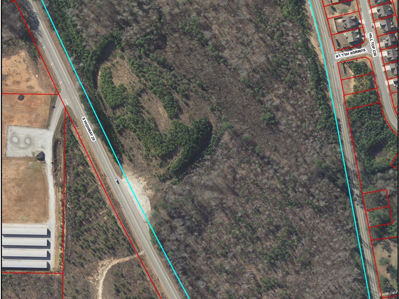 Zoned C Land Near I-85 Grantville : Grantville : Coweta County : Georgia