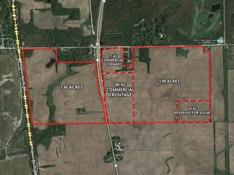 332 Acre Industrial & Commercial : Beecher : Will County : Illinois
