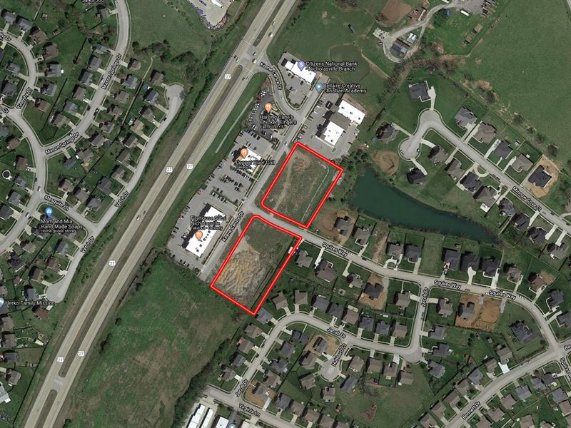 2 Prime Commercial Building Sites : Nicholasville : Jessamine County : Kentucky
