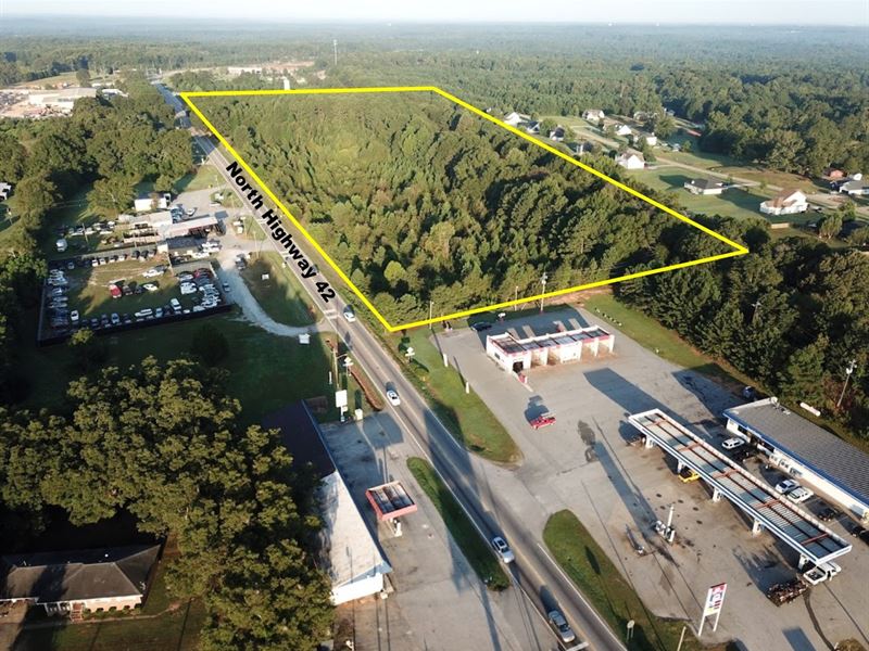 High Traffic Commercial Land : Jenkinsburg : Butts County : Georgia