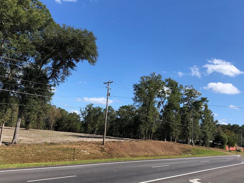 5 Acres Commercial Property High : High Springs : Alachua County : Florida