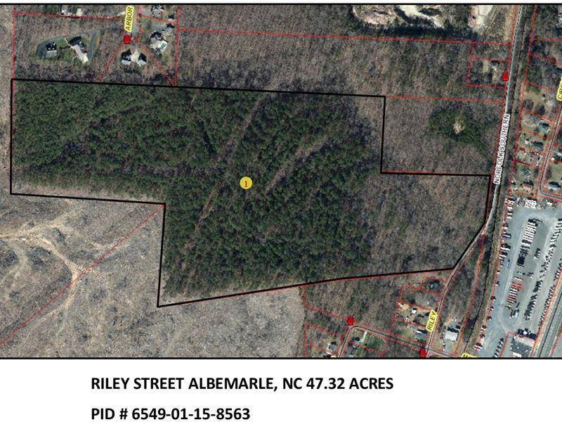 Albemarle, NC City Acreage : Albemarle : Stanly County : North Carolina