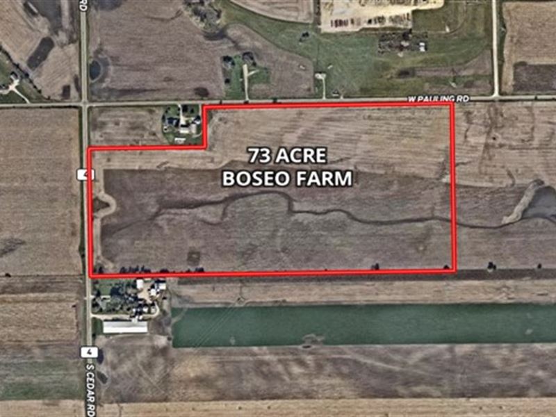 73 Acre Boseo Farm : Manhattan : Will County : Illinois