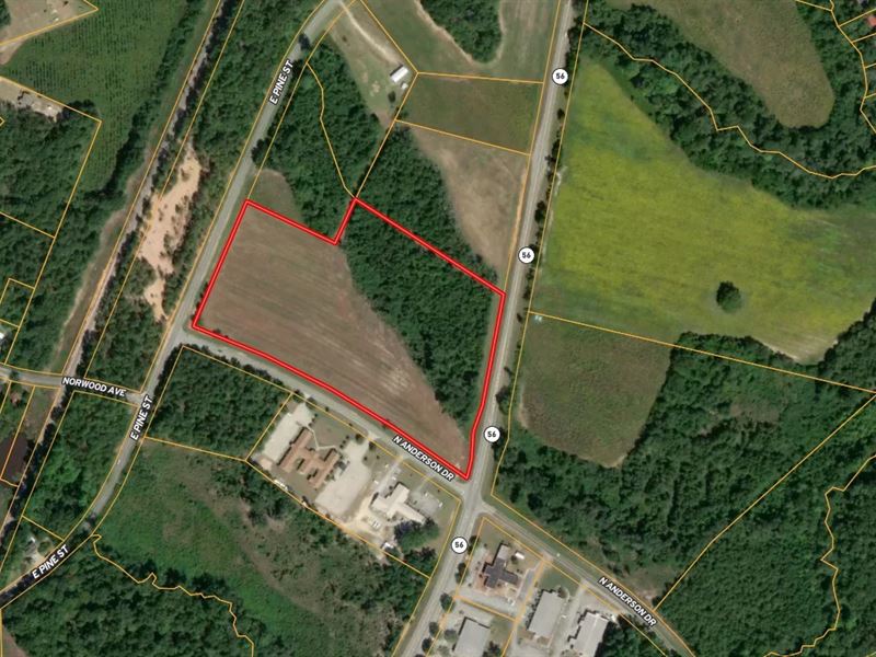 Prime Commercial Property 14 Acres : Swainsboro : Emanuel County : Georgia