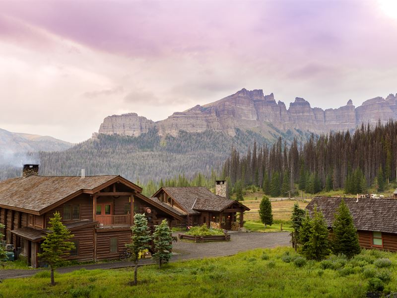 Brooks Lake Lodge : Dubois : Fremont County : Wyoming