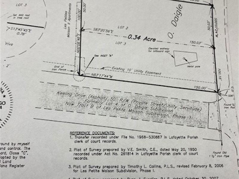 Corner Lot On Busy Highway : Lafayette : Lafayette Parish : Louisiana