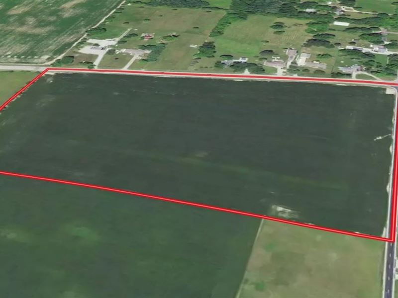 24 Acres Along Hwy 32 and 600 : Anderson : Madison County : Indiana