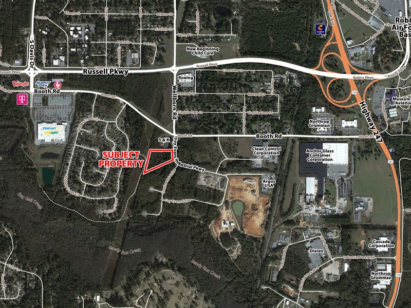 5 Acres of Land for Sale : Warner Robins : Houston County : Georgia