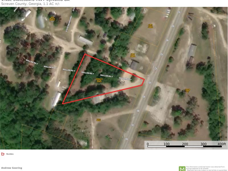 Commercial Property Near Sylvania : Sylvania : Screven County : Georgia