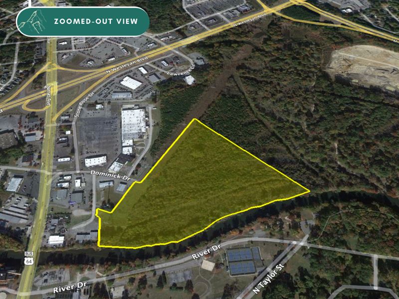 Vast Wooded Lot in Rocky Mount, NC : Rocky Mount : Nash County : North Carolina