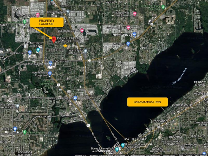 N Fort Myers, Florida Buildable Lot : North Fort Myers : Lee County : Florida
