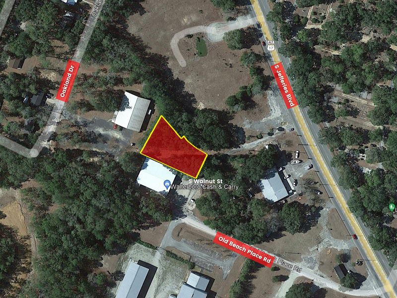 Amazing 0.60 Acre Commercial Lot : Walterboro : Colleton County : South Carolina