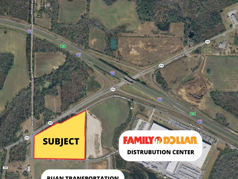 25.2 Acres of Vacant Commercial : Marianna : Jackson County : Florida