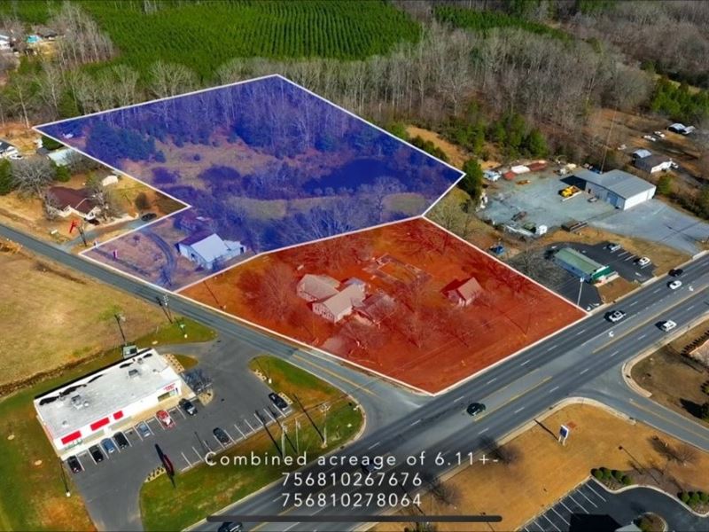 Prime Land Across From Walmart : Biscoe : Montgomery County : North Carolina
